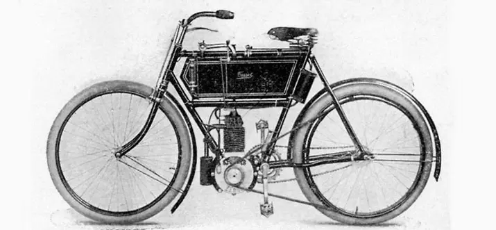 1903 Motocyclette avec moteur ZL carburateur à barbottage nouveau systeme et debrayage